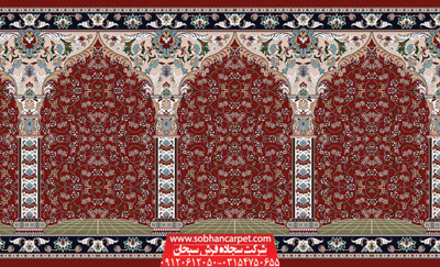 فرش سجاده ای مسجد - زمینه روناسی