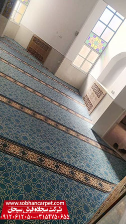 سجاده فرش مسجدی طرح تشریفاتی