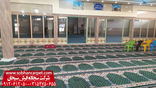 سجاده فرش مسجدی طرح محرابی