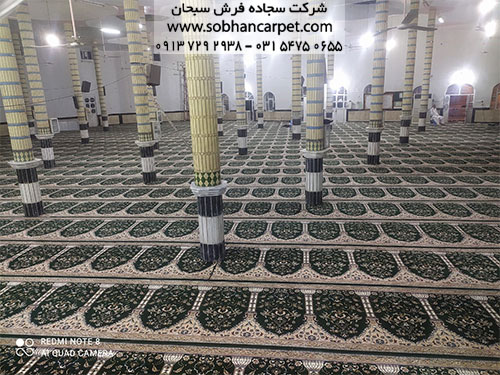 فرش سجاده ای طرح محرابی مسجد